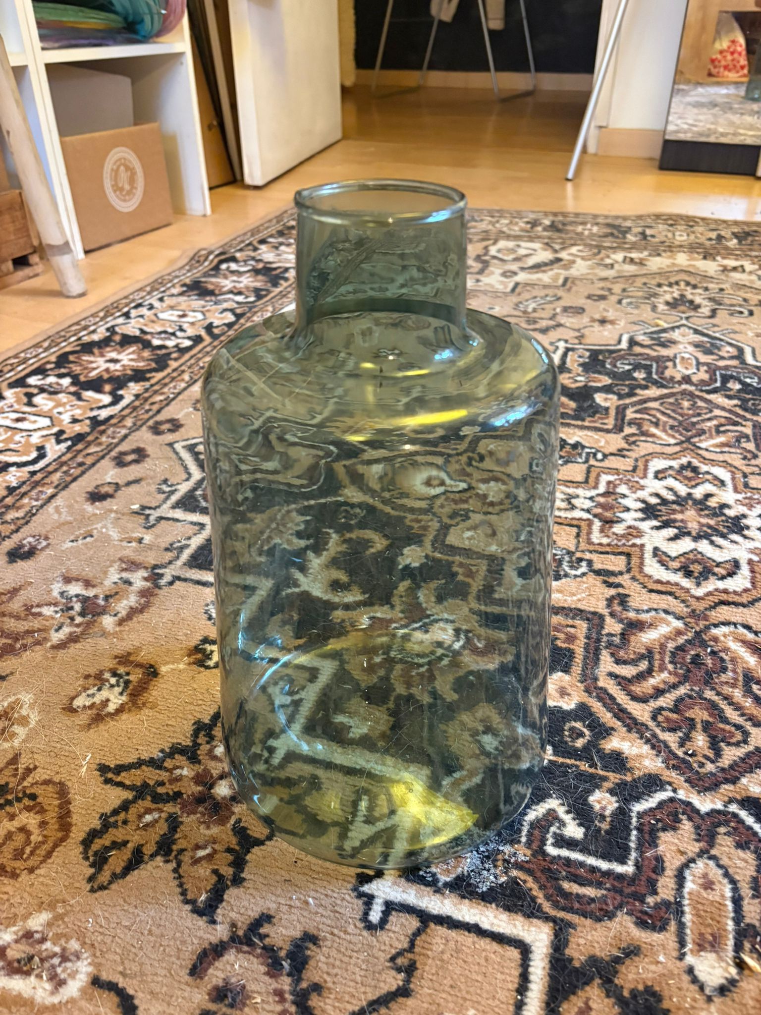 Vase vert d'eau
